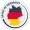 Made-in-Germany Siegel-hellgrau 140x140
