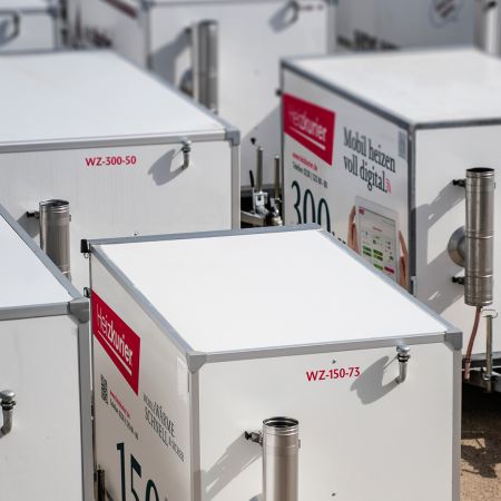 Mobile Öl-/Gas-Heizzentralen